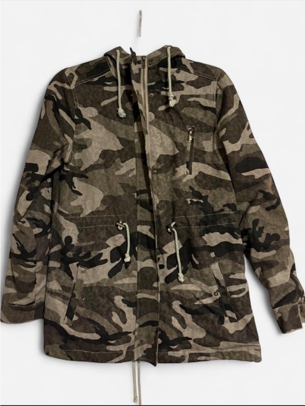 Camo Zip Up Jacket